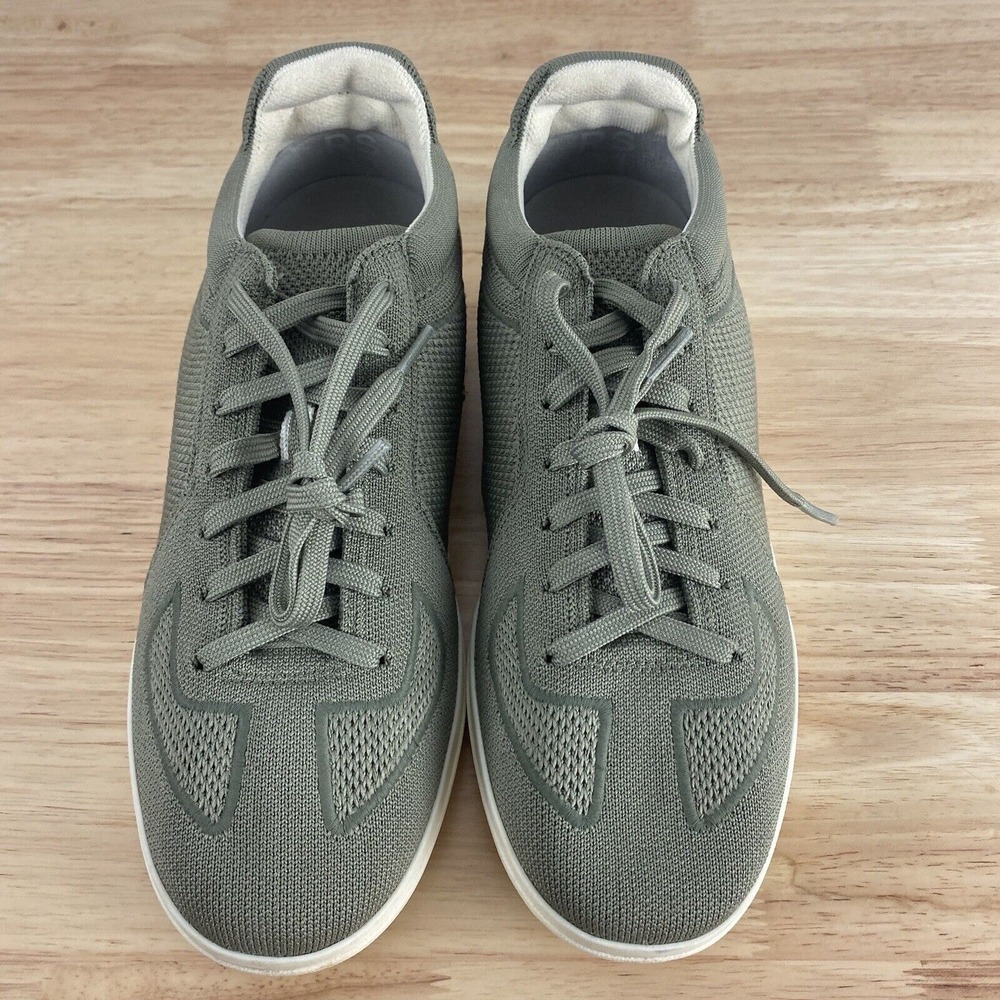 Rothy's Shoes Men's Size 8 M Lace Up‎ Shoes Green RS01 Knit Sneakers - Picture 3 of 12